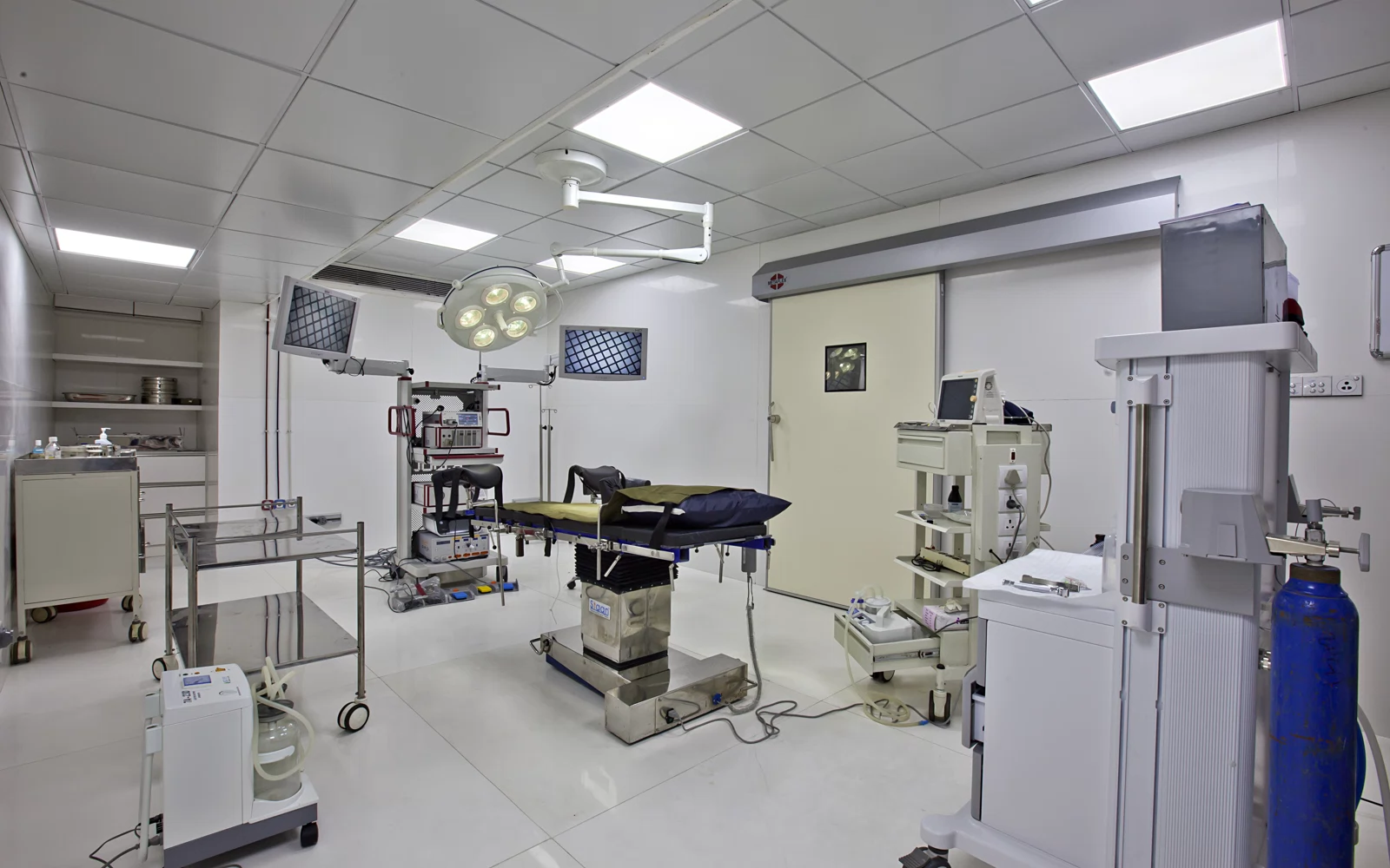 Tom operasjonsstue ved Wings Hospital i Ahmedabad i India, 2013. Illustrasjonsfoto – ikke fra M42 eller Ossi-utrullingen.